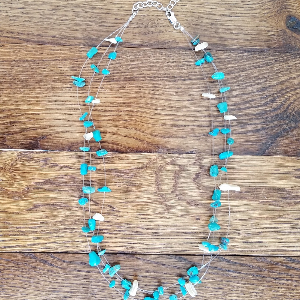 Silpada 3-Strand Turquoise Necklace